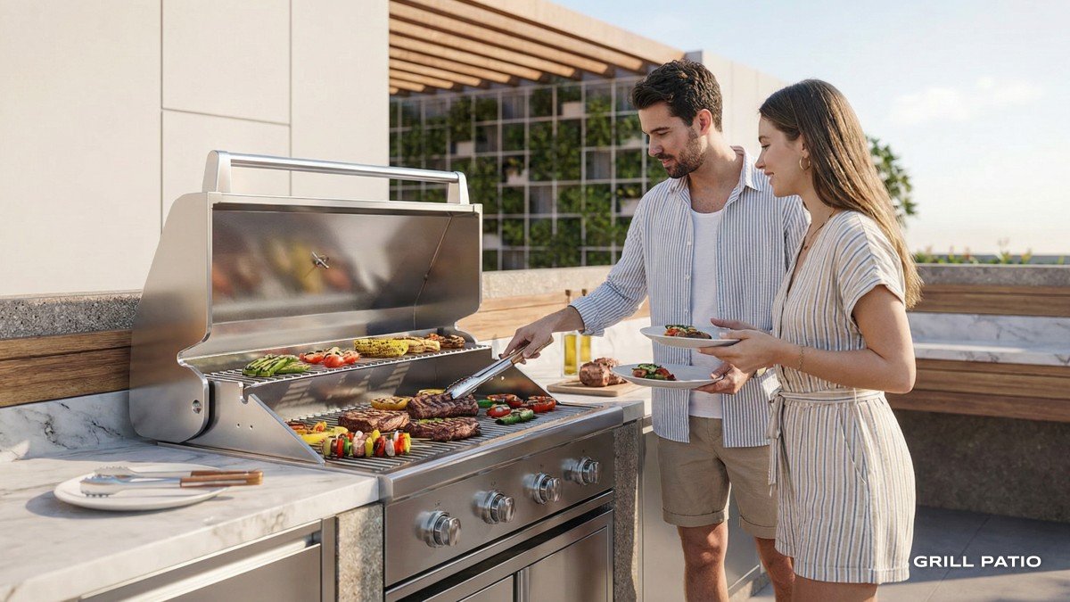Grill Patio at Golden Vista