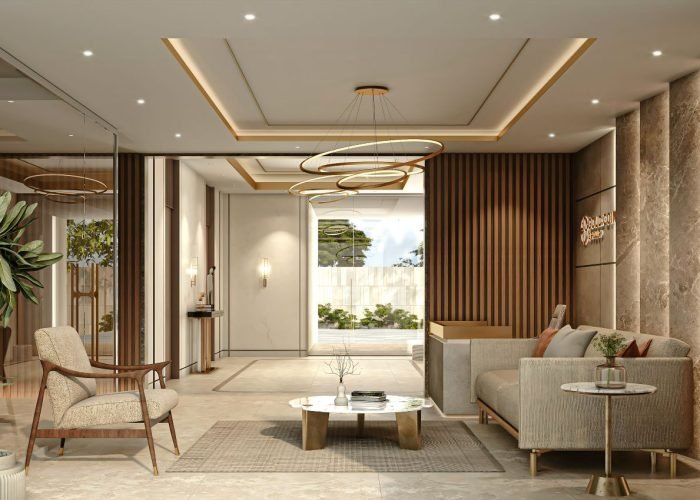 Golden Vista premium residential lobby
