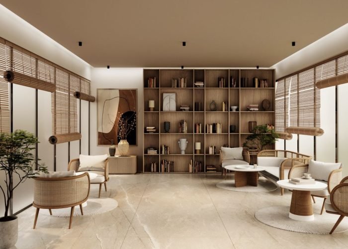 Golden Vista reading lounge and library